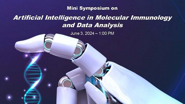 Ankündigung und Programm des Minisymposiums Artificial Intelligence in Molecular Immunology and Data Analysis
