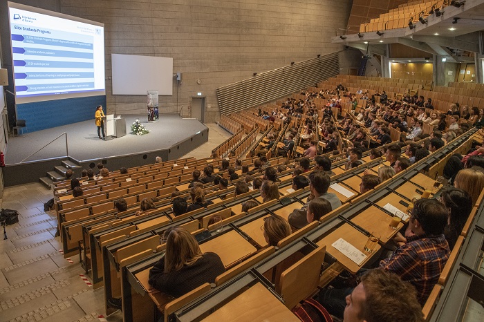 People in a lecture hall