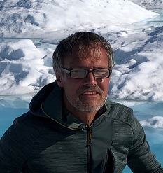 Prof. Dr. Matthias Braun during field research in Greenland.