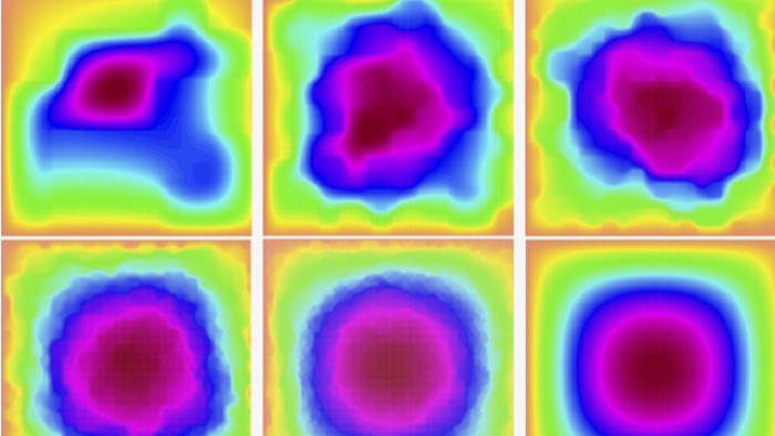© Antoine Gloria The picture shows plots of the solutions of the Poisson equation on the unit square.