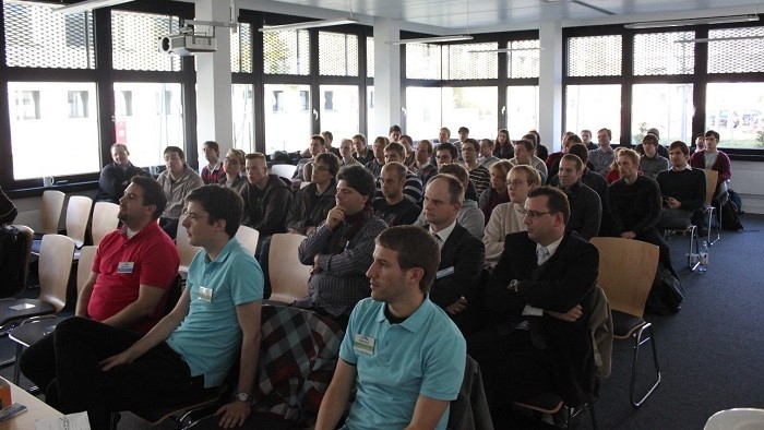 Audience of a talk